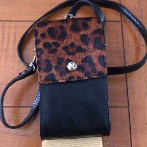 Patricia Nash Rivalta Leopard Crossbody Bag (NWT)